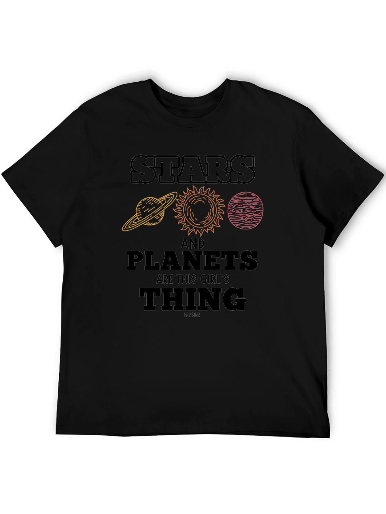 Stars & Planets T-Shirt - Space Lover Tee