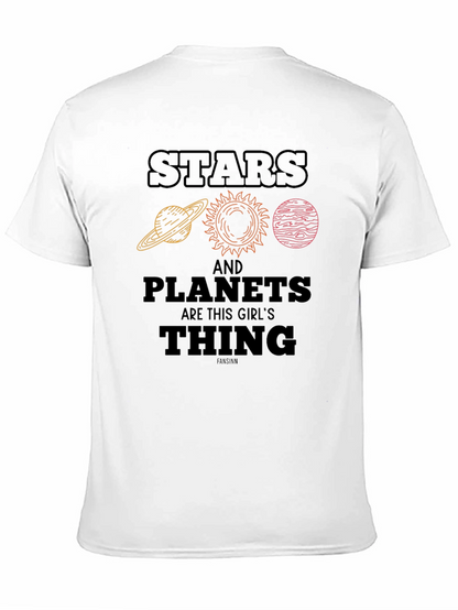 Stars & Planets T-Shirt - Space Lover Tee