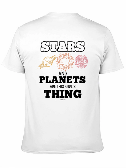 Stars & Planets T-Shirt - Space Lover Tee