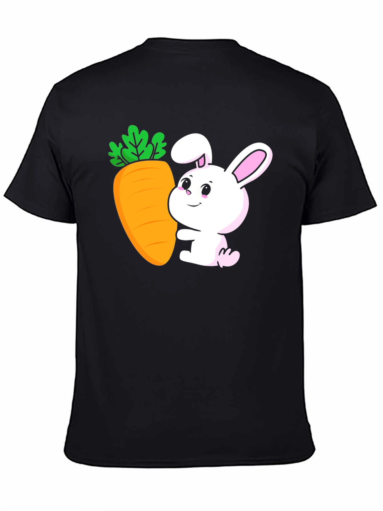 Bunny & Carrot Graphic Tee - Easter Fun!