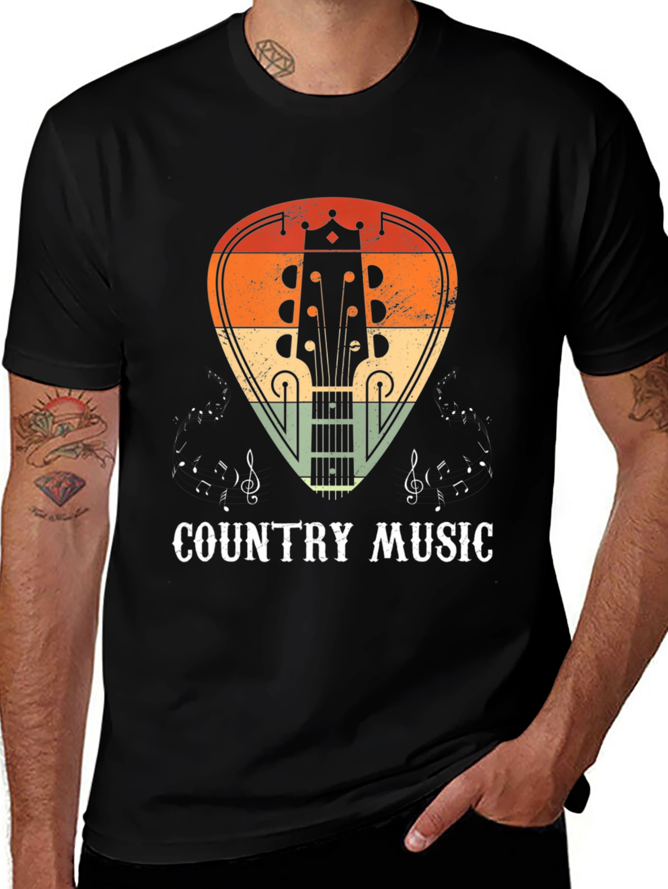 Country Music Guitar T-Shirt