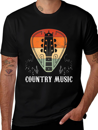 Country Music Guitar T-Shirt