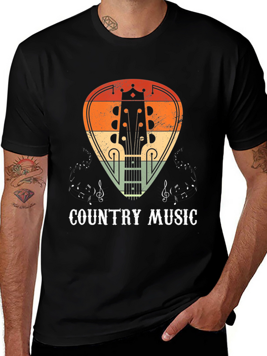 Country Music Guitar T-Shirt
