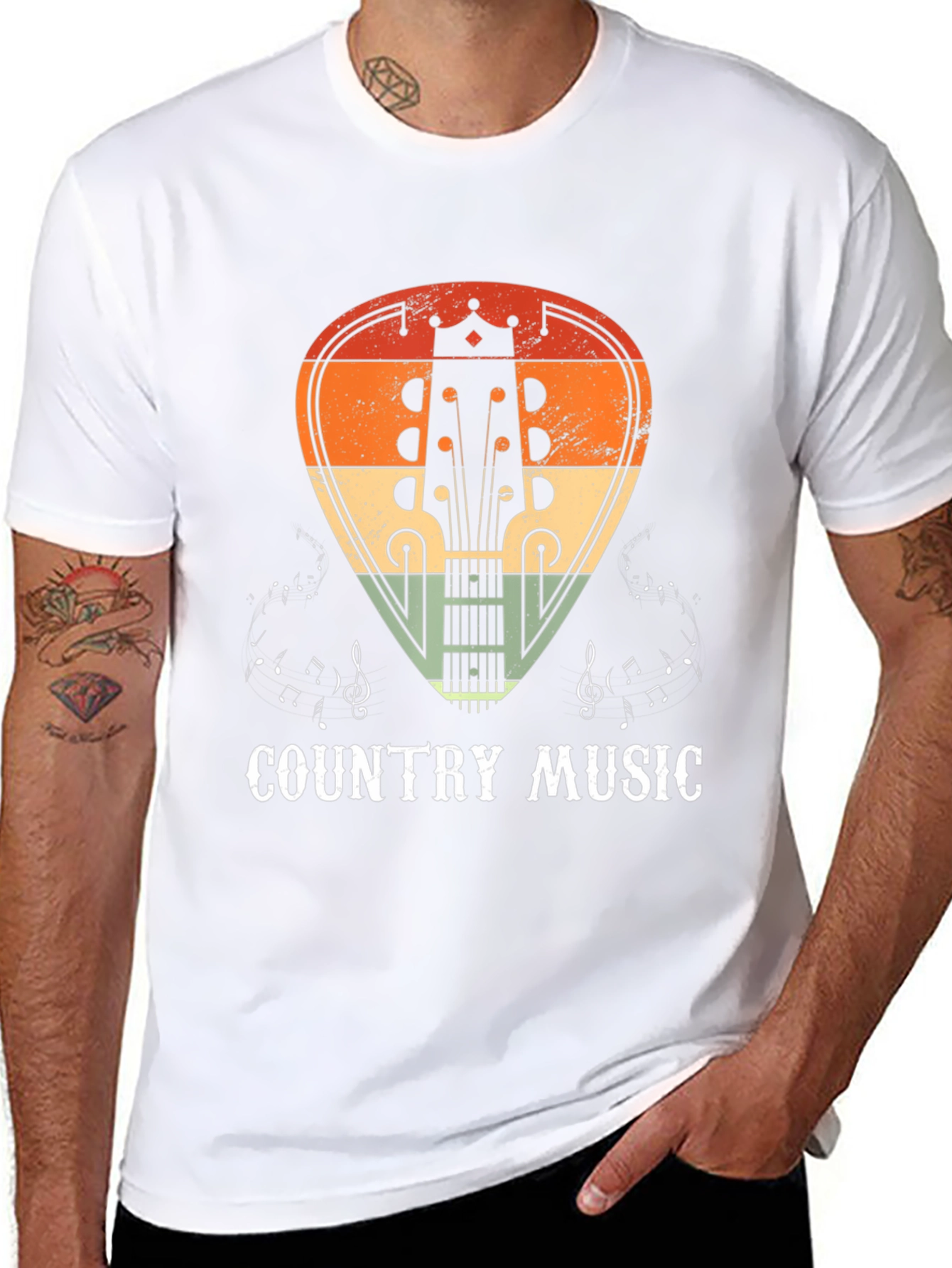 Country Music Guitar T-Shirt