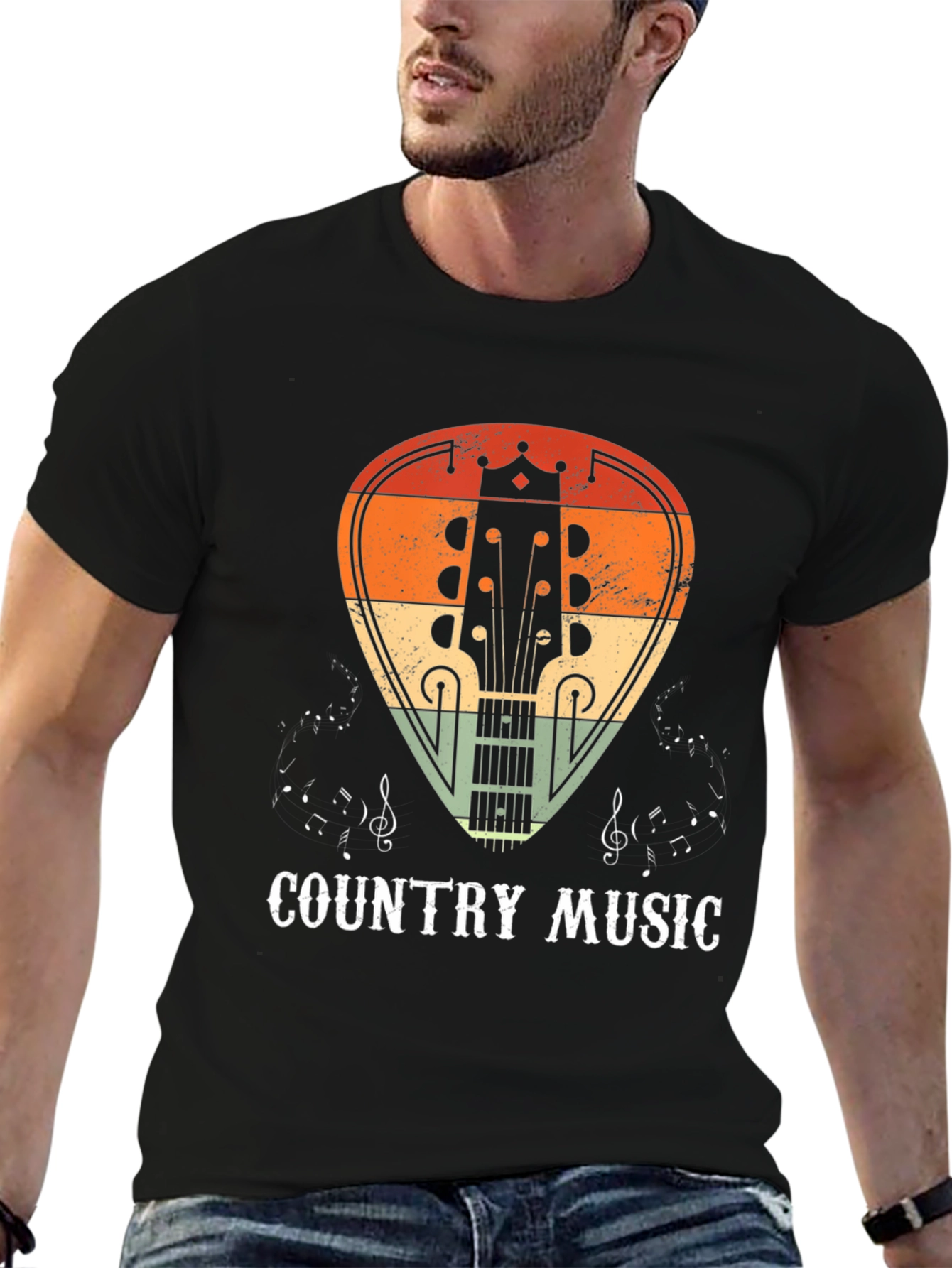 Country Music Guitar T-Shirt
