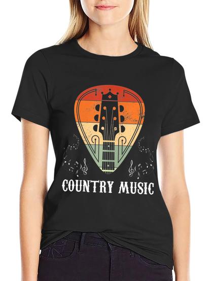 Country Music Guitar T-Shirt