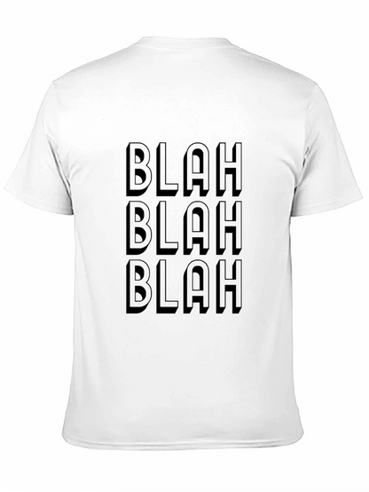 Blah Blah Blah Graphic Tee - Mens Black T-Shirt