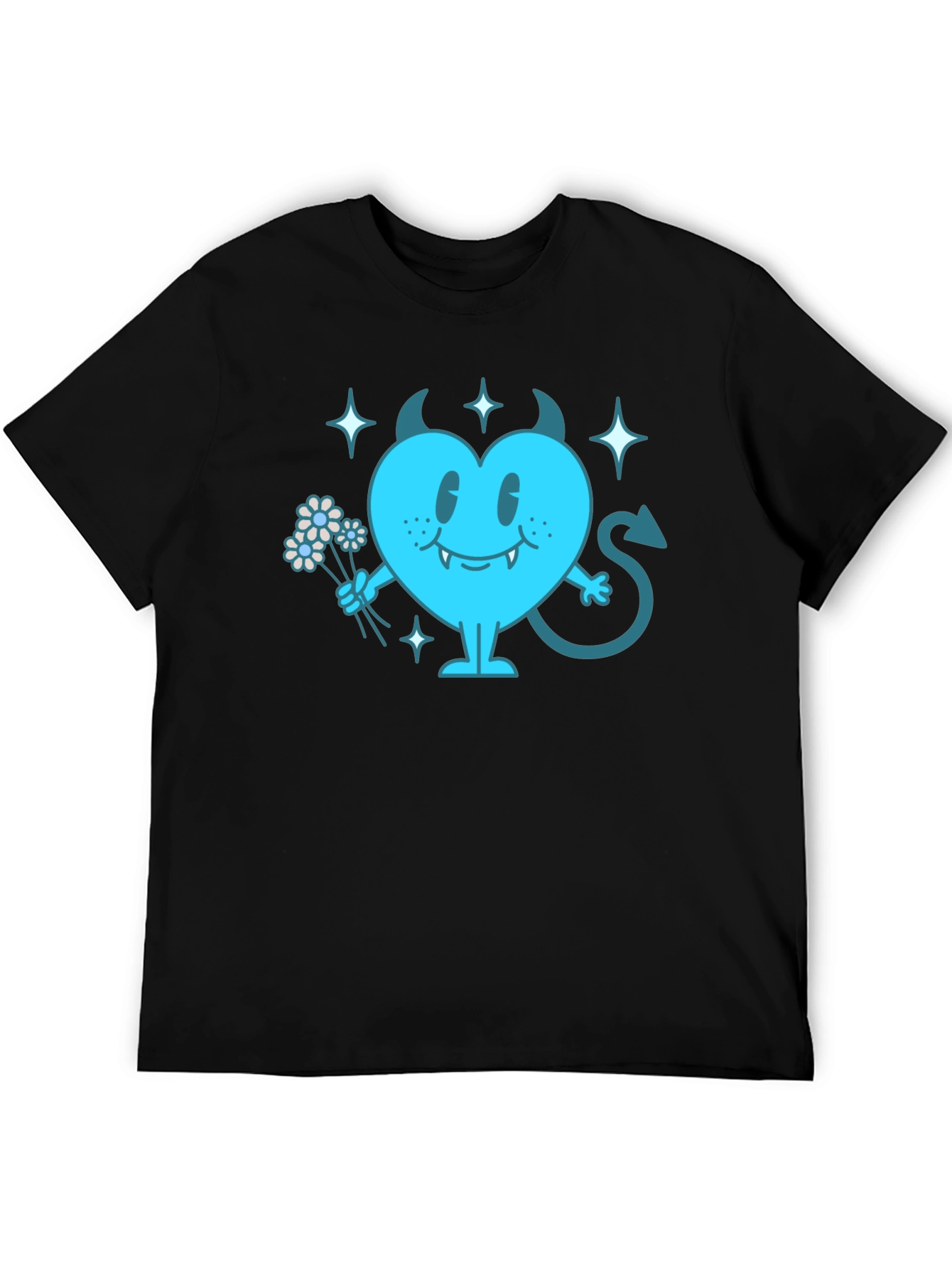 Devil Heart Graphic T-Shirt - Fun & Edgy Tee
