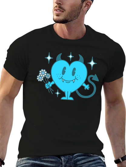 Devil Heart Graphic T-Shirt - Fun & Edgy Tee