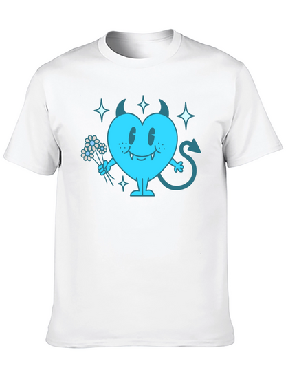 Devil Heart Graphic T-Shirt - Fun & Edgy Tee