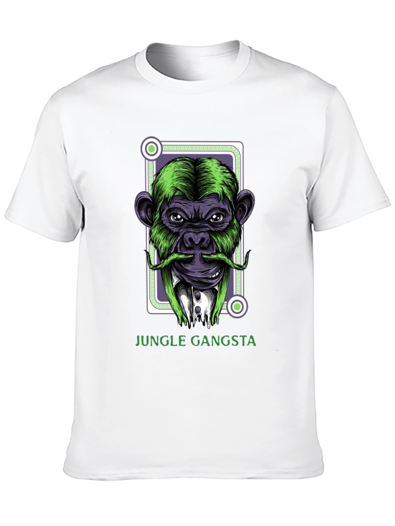 Jungle Gangsta Monkey Graphic T-Shirt