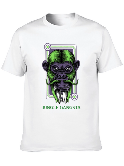 Jungle Gangsta Monkey Graphic T-Shirt