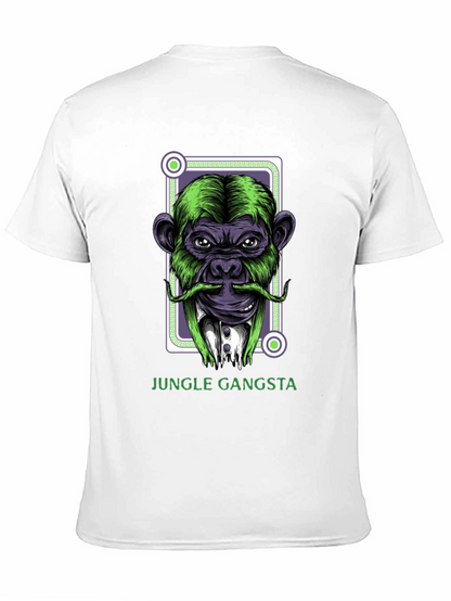 Jungle Gangsta Monkey Graphic T-Shirt