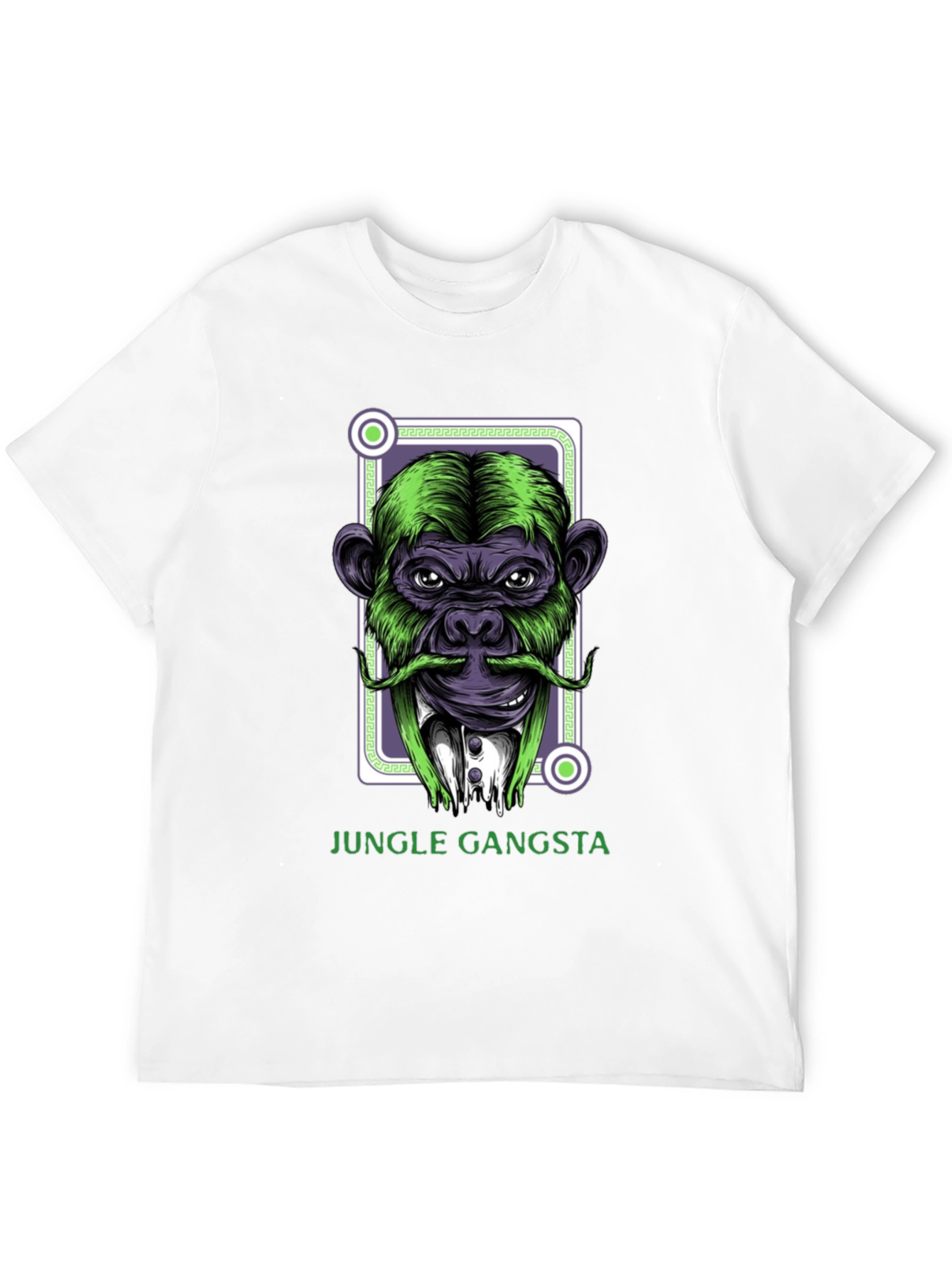 Jungle Gangsta Monkey Graphic T-Shirt