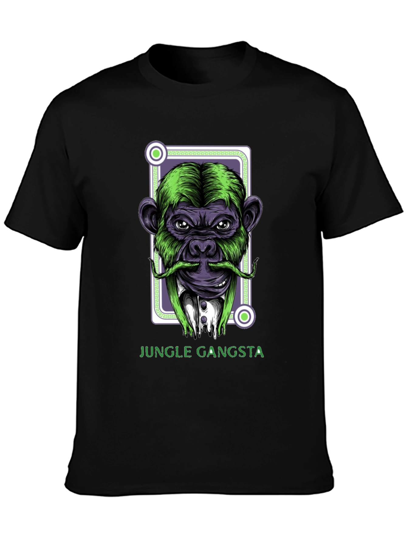 Jungle Gangsta Monkey Graphic T-Shirt