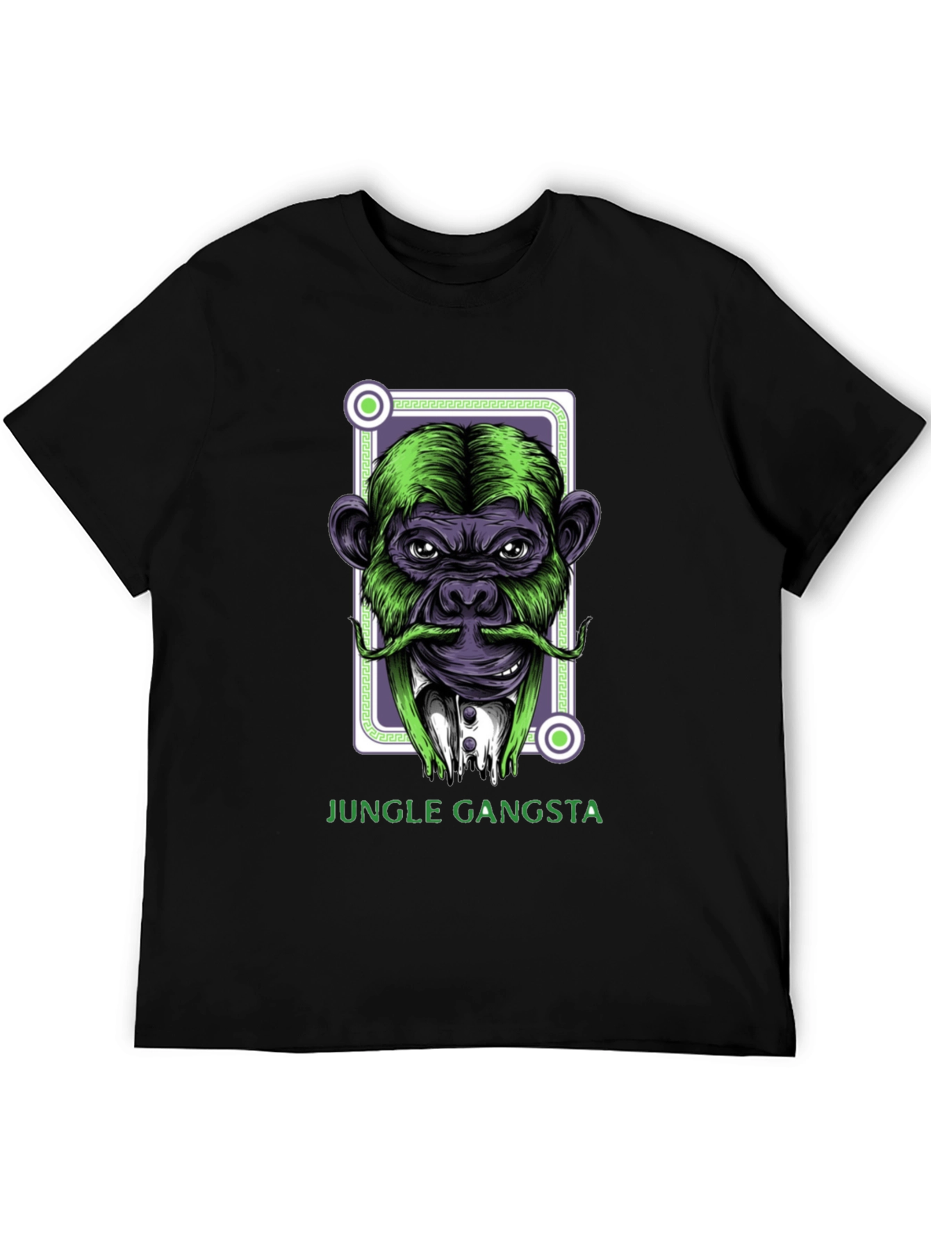 Jungle Gangsta Monkey Graphic T-Shirt