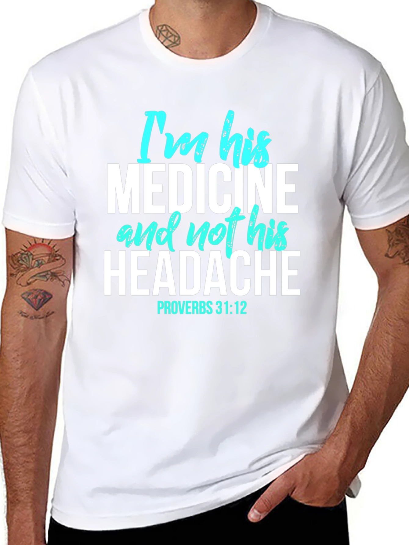 Im His Medicine Christian Graphic T-Shirt