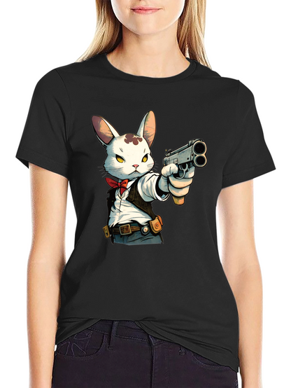 Rabbit Gangster Graphic T-Shirt