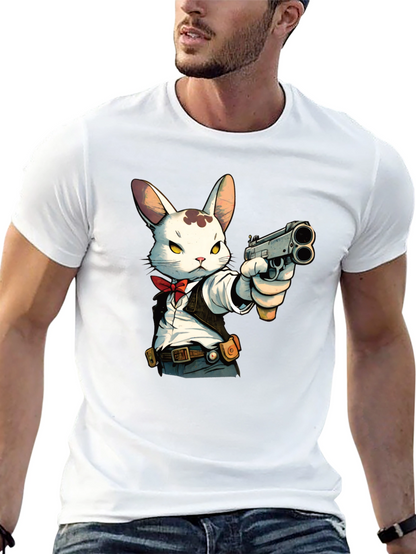 Rabbit Gangster Graphic T-Shirt