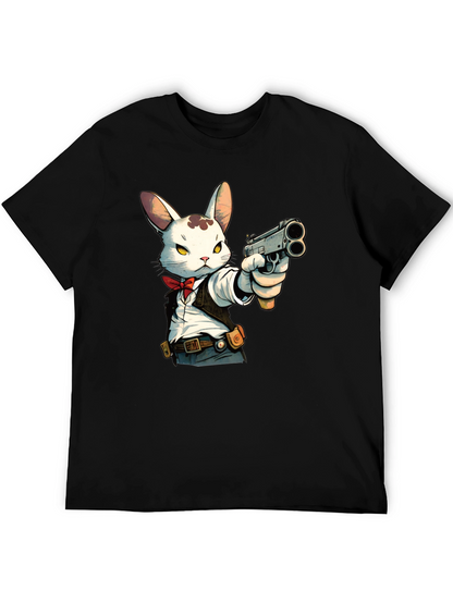 Rabbit Gangster Graphic T-Shirt