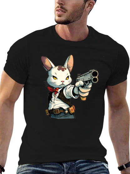 Rabbit Gangster Graphic T-Shirt