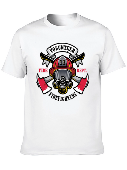 Volunteer Firefighter Graphic Tee - Black