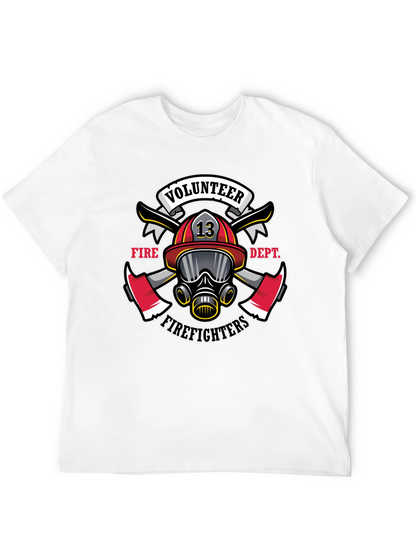 Volunteer Firefighter Graphic Tee - Black