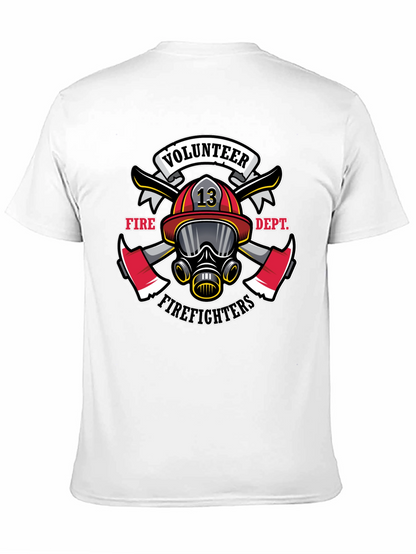 Volunteer Firefighter Graphic Tee - Black