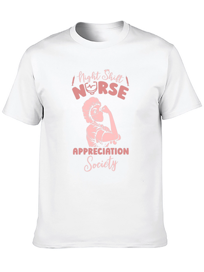 Night Shift Nurse Appreciation Society Tee