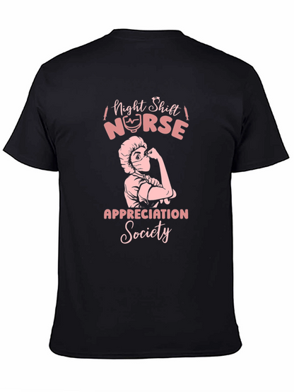 Night Shift Nurse Appreciation Society Tee