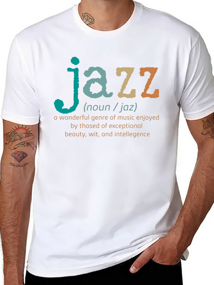 Jazz Definition Black T-Shirt - Music Lover Gift
