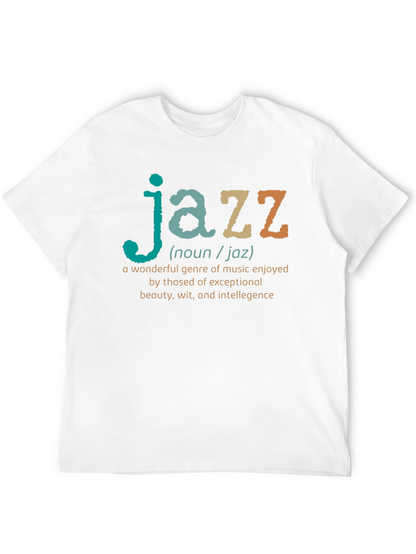 Jazz Definition Black T-Shirt - Music Lover Gift
