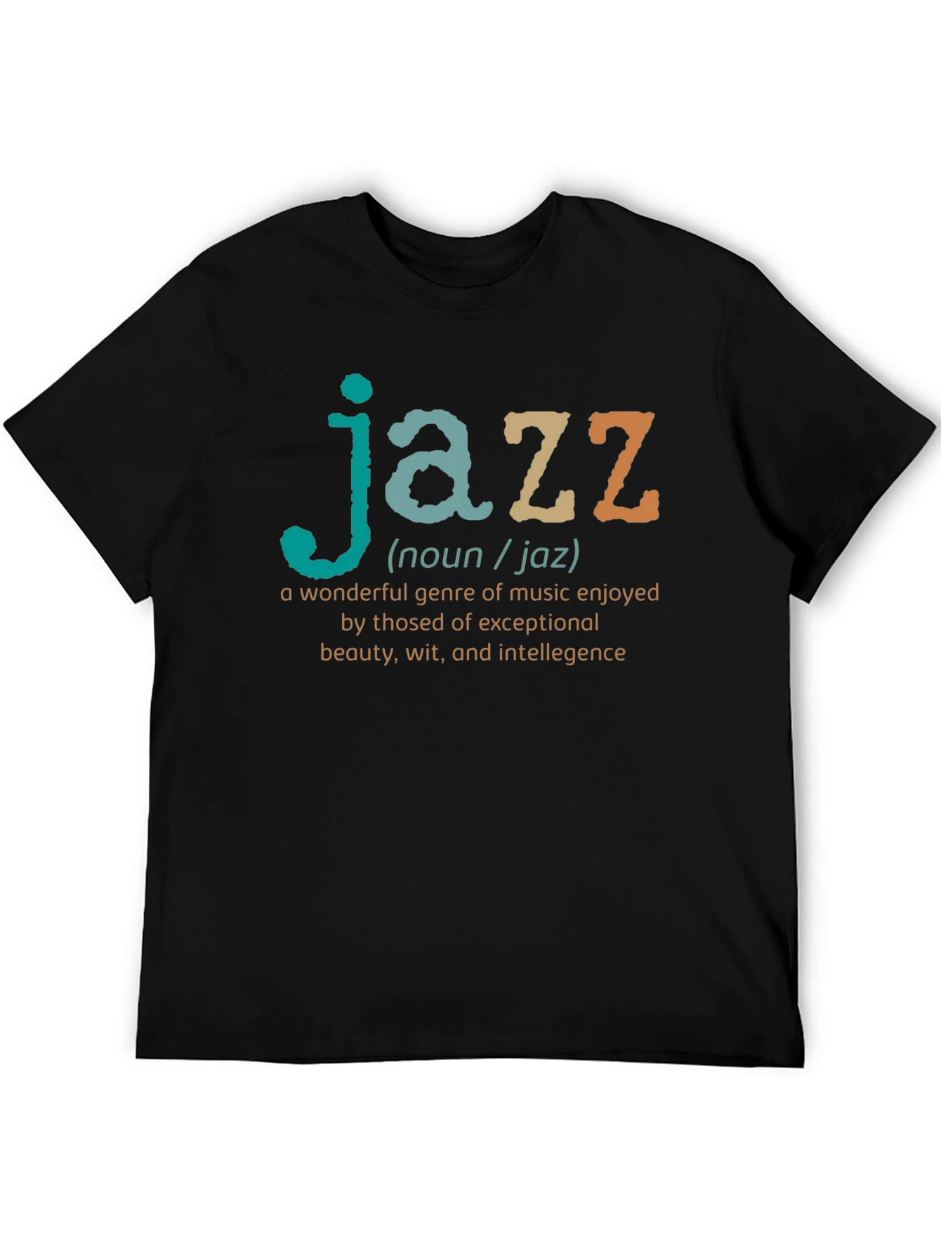 Jazz Definition Black T-Shirt - Music Lover Gift