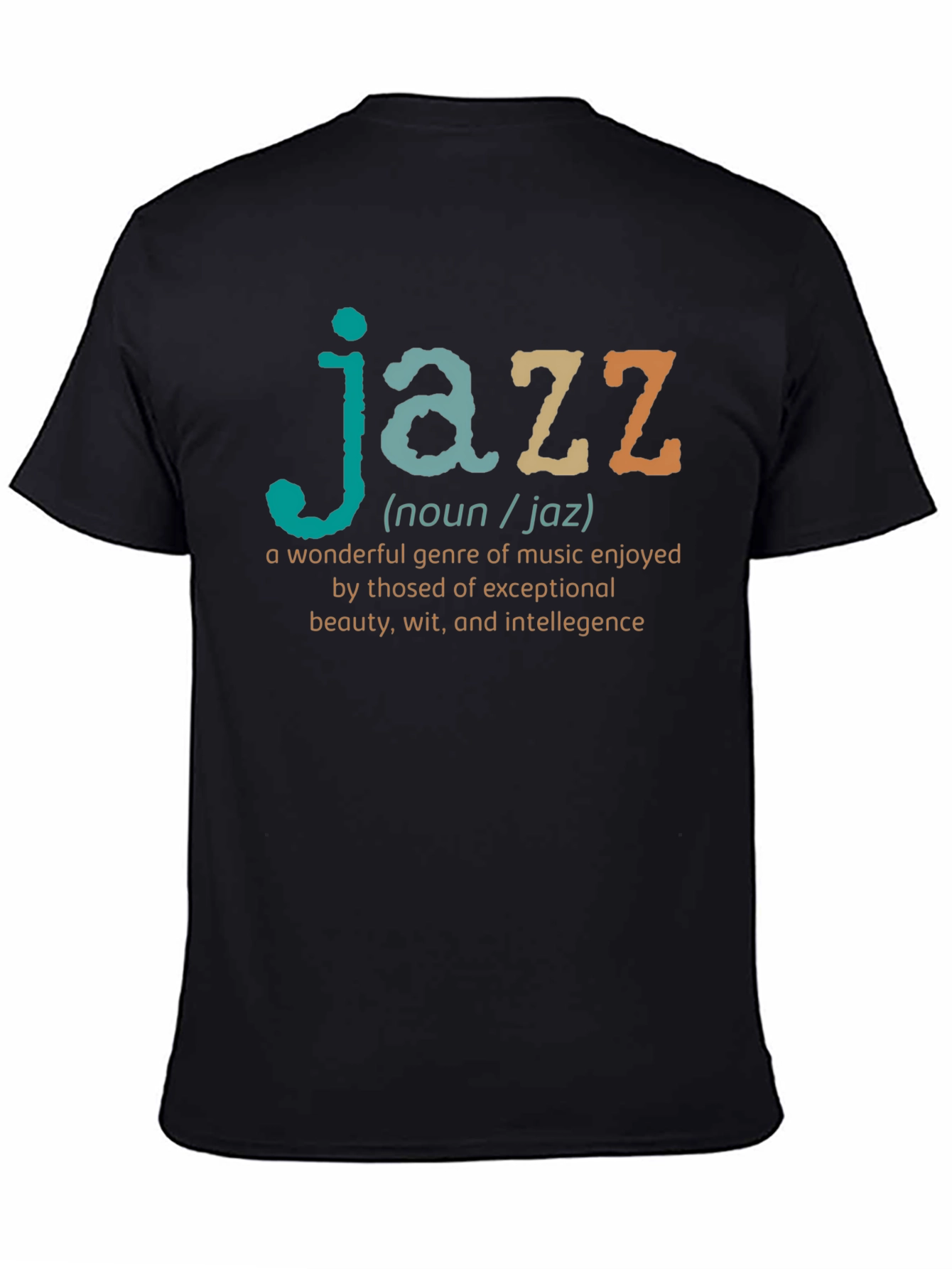 Jazz Definition Black T-Shirt - Music Lover Gift