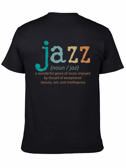 Jazz Definition Black T-Shirt - Music Lover Gift