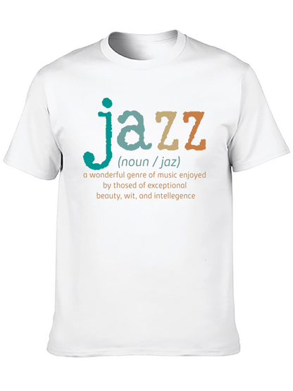 Jazz Definition Black T-Shirt - Music Lover Gift