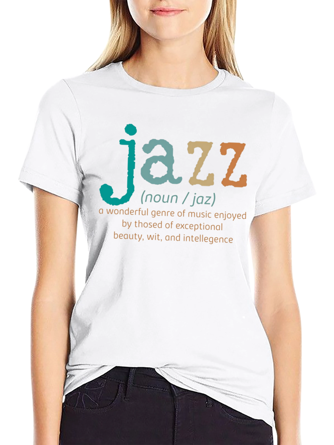 Jazz Definition Black T-Shirt - Music Lover Gift