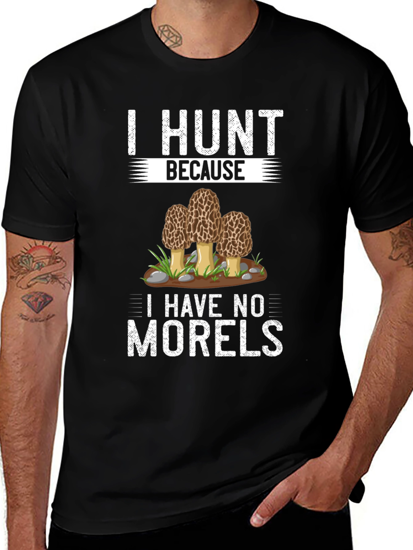 Funny Morel Mushroom Hunting T-Shirt