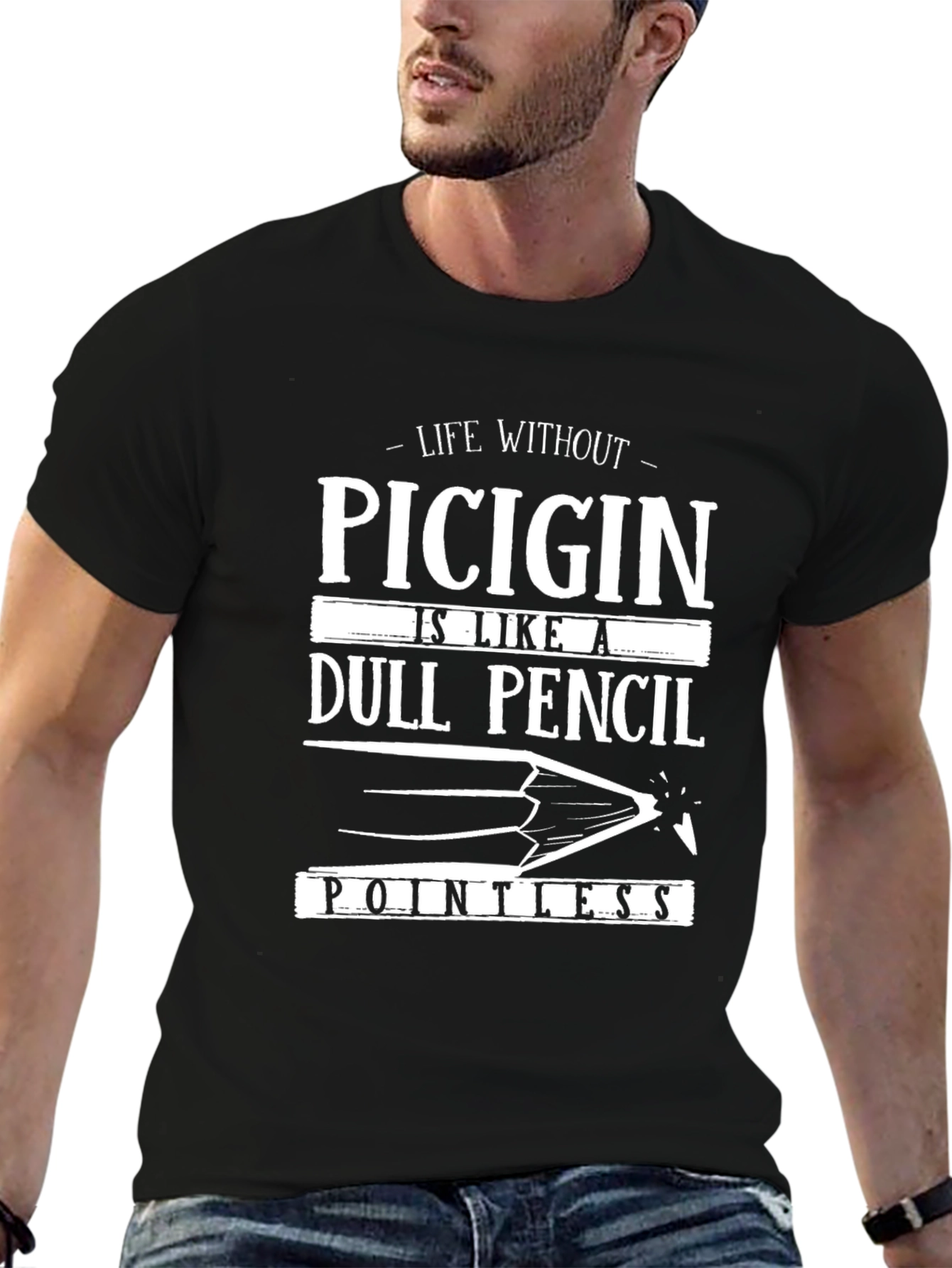 Funny Picigin Dull Pencil Pointless T-Shirt