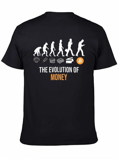 Evolution of Money T-Shirt - Bitcoin Crypto Tee