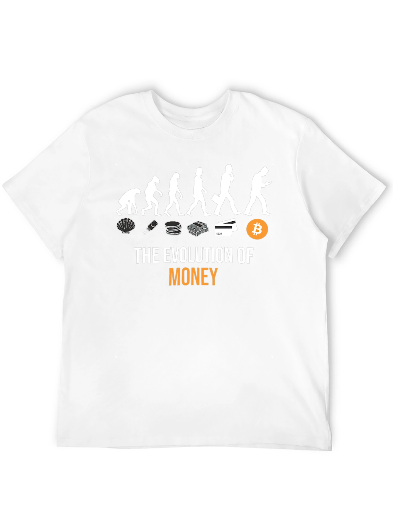 Evolution of Money T-Shirt - Bitcoin Crypto Tee