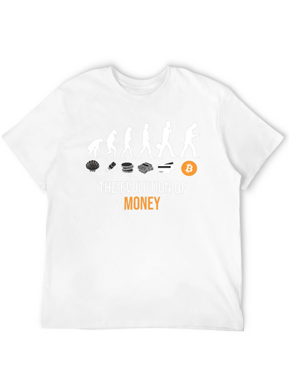 Evolution of Money T-Shirt - Bitcoin Crypto Tee