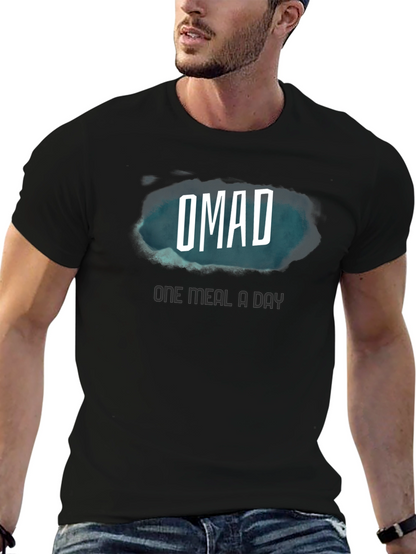 OMAD One Meal A Day Black T-Shirt