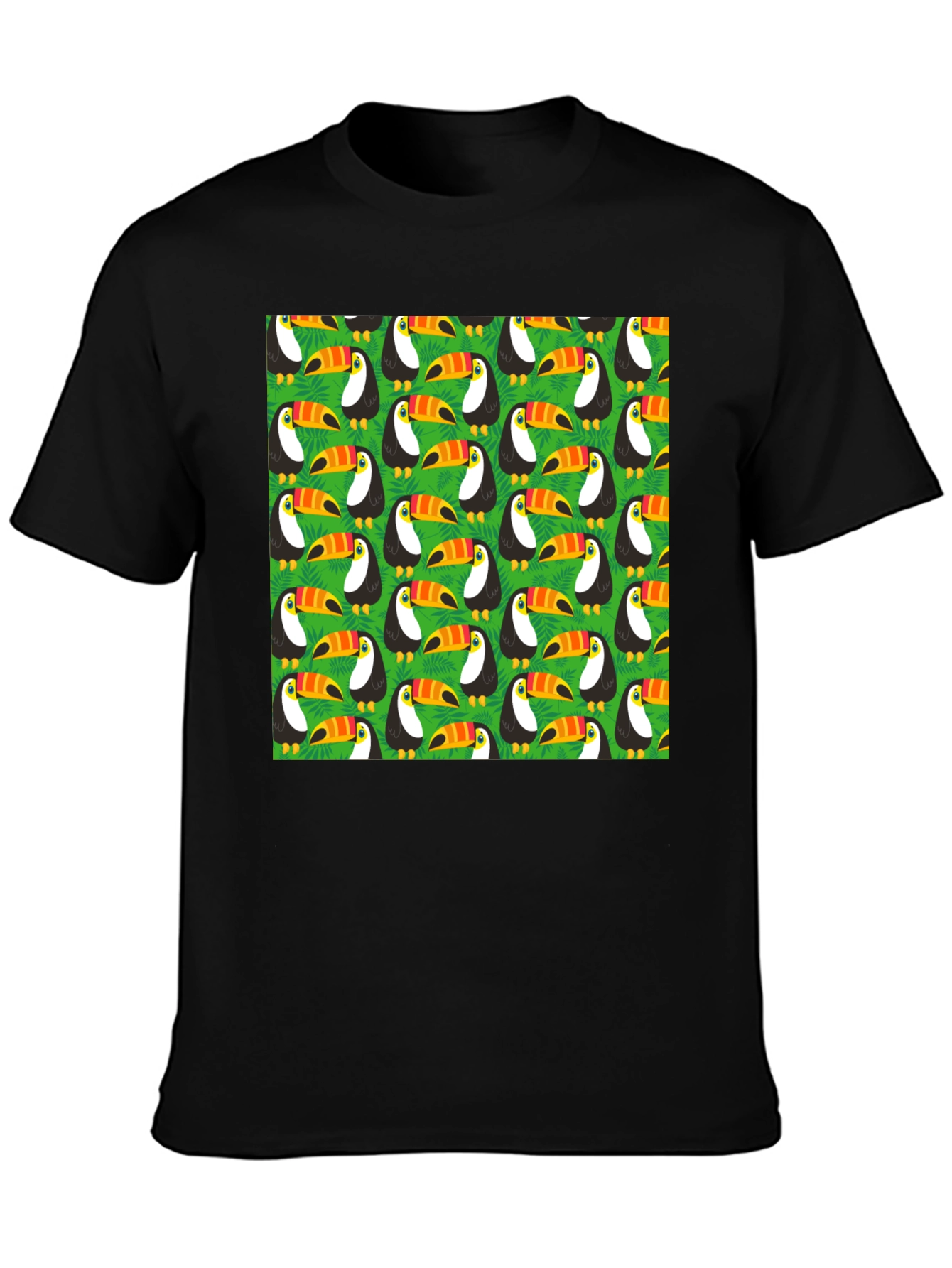 Fun Toucan Pattern T-Shirt