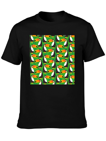 Fun Toucan Pattern T-Shirt