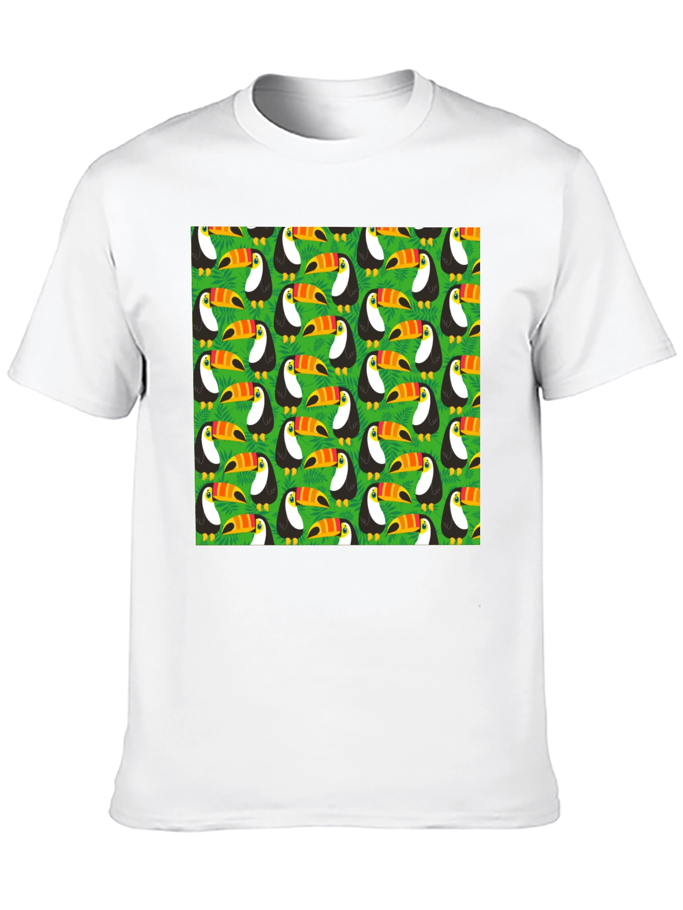 Fun Toucan Pattern T-Shirt