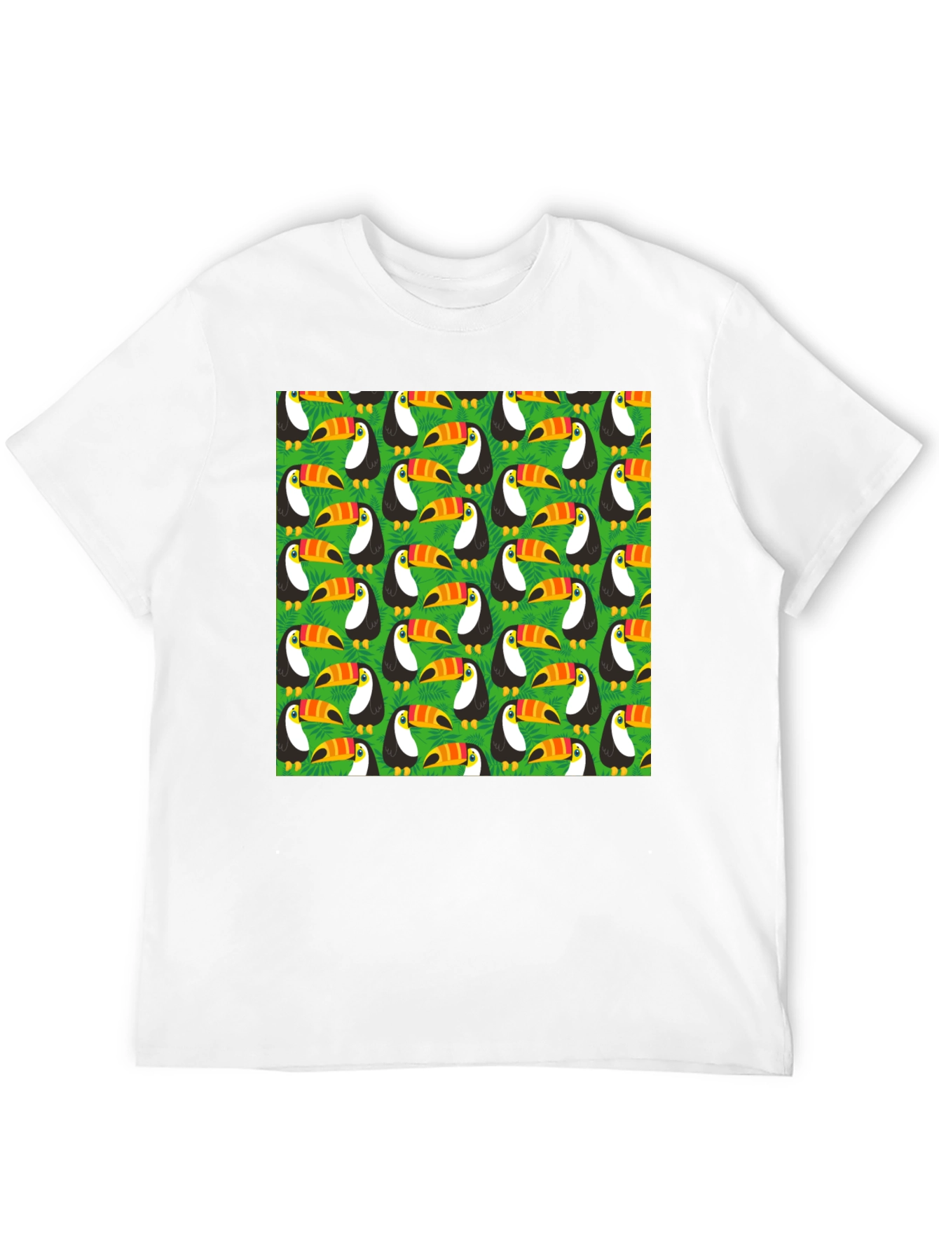 Fun Toucan Pattern T-Shirt