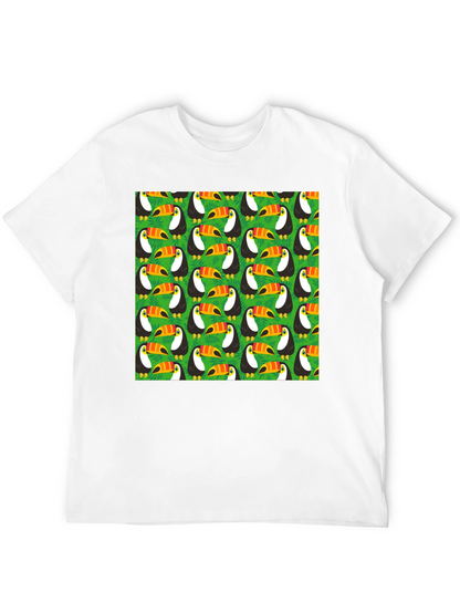 Fun Toucan Pattern T-Shirt