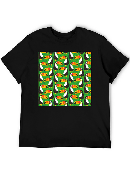 Fun Toucan Pattern T-Shirt
