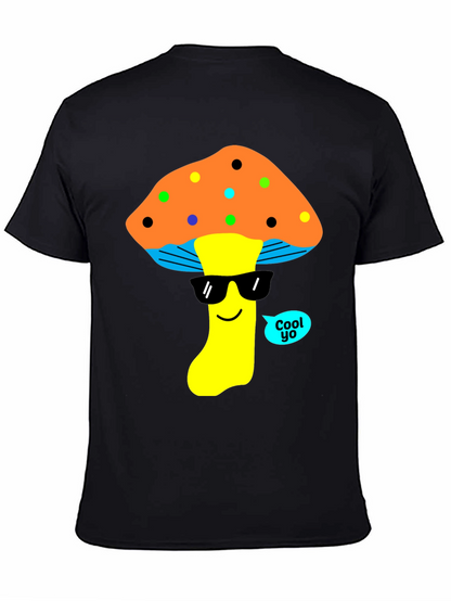 Cool Mushroom Graphic T-Shirt